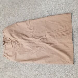 The Limited Tan Cotton Women's long Skirt 6